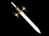 3D модель золотой меч